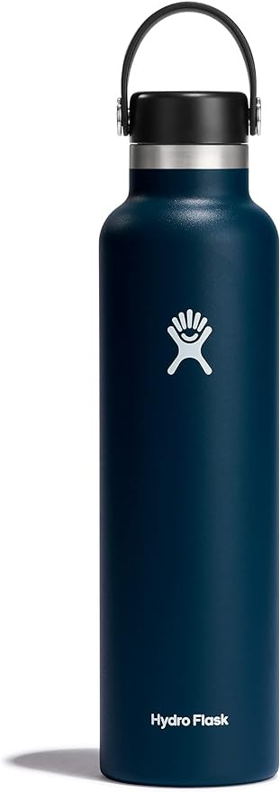 Hydro Flask Stainless Steel Standard Mouth Water Bottle with Flex Cap and Double-Wall Vacuum Insu... | Amazon (US)