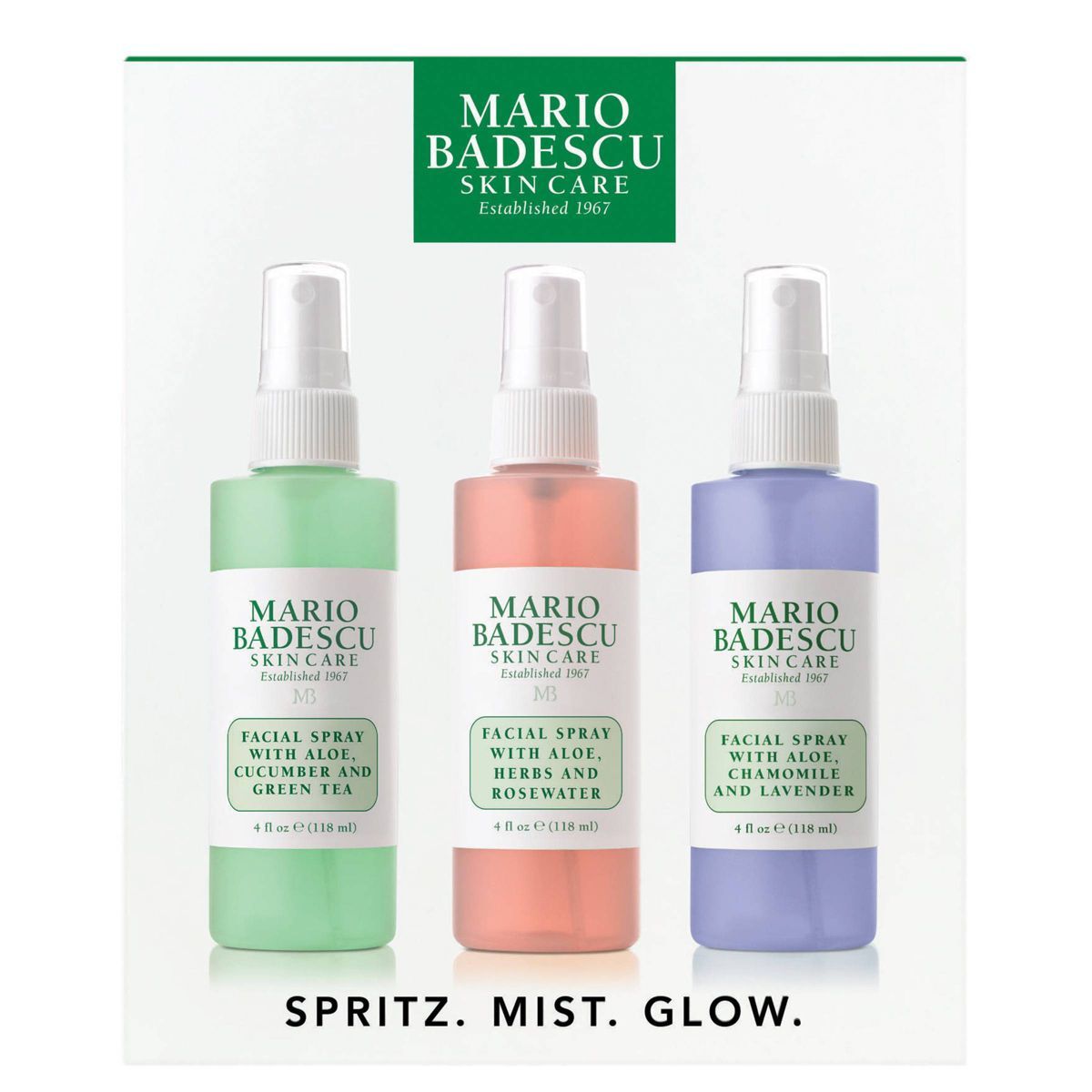 Mario Badescu Skincare Spritz Mist Glow Set - 12 fl oz - Ulta Beauty | Target