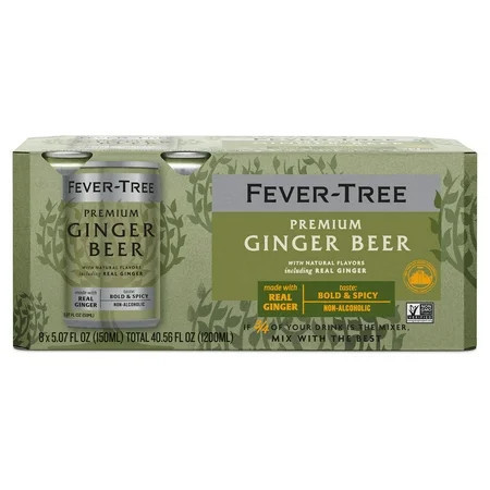 Fever-Tree Ginger Beer 150ml Cans; 8-pack | Walmart (US)