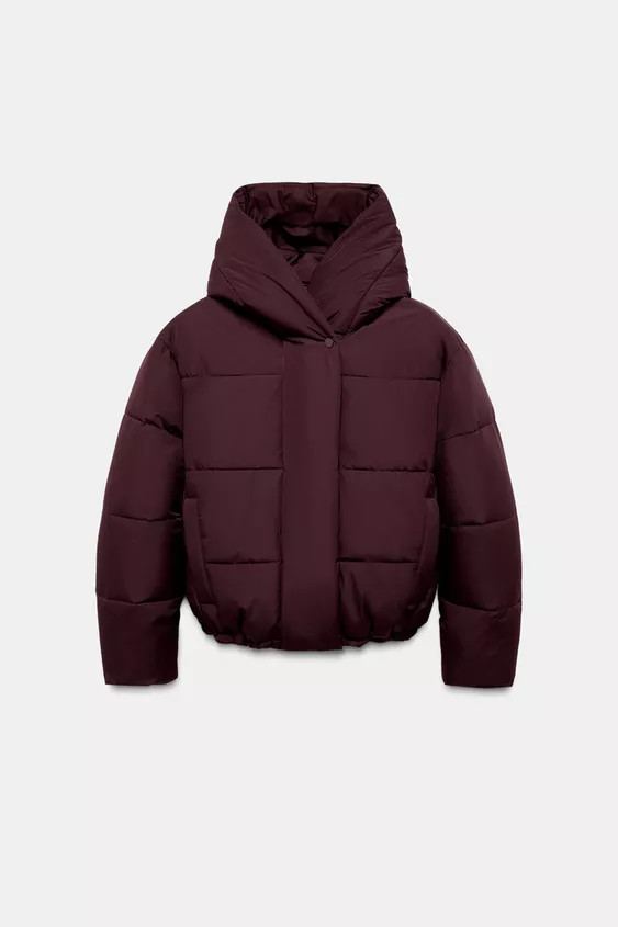 WATER REPELLENT WINDPROOF SHORT HOODIE ANORAK | Zara Canada