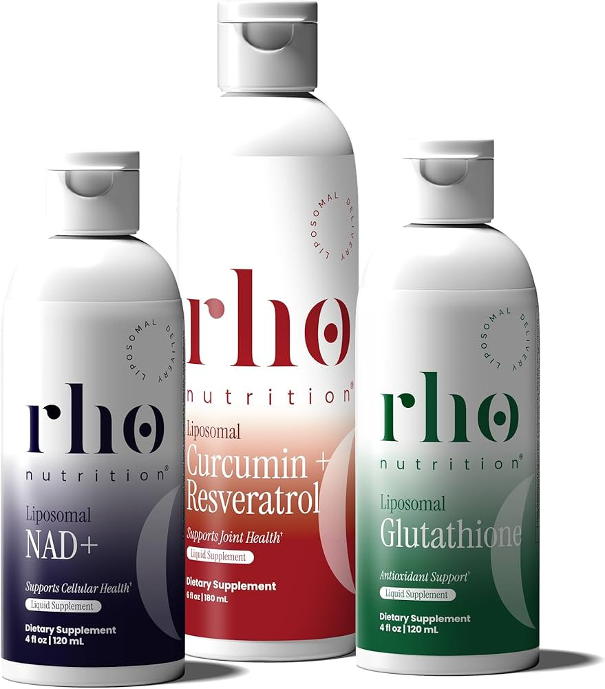 Amazon.com: Rho Nutrition - Cellular Health Essentials Bundle – Liquid Liposomal Supplements fo... | Amazon (US)