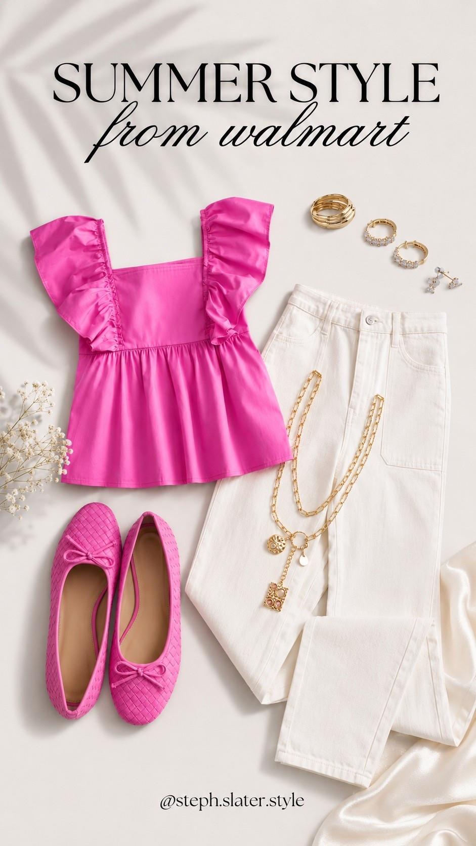 Pretty pink style from Walmart.

#LTKootd #LTKOver40 #LTKSeasonal
