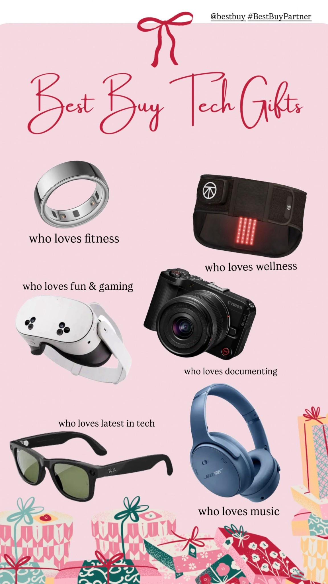 #BestBuyPartner I’m partnering with Best Buy to share my top holiday tech gifts! Best Buy has the top gifts for everyone on your list this holiday season 🎁 @bestbuy  

#LTKHoliday #LTKGiftGuide