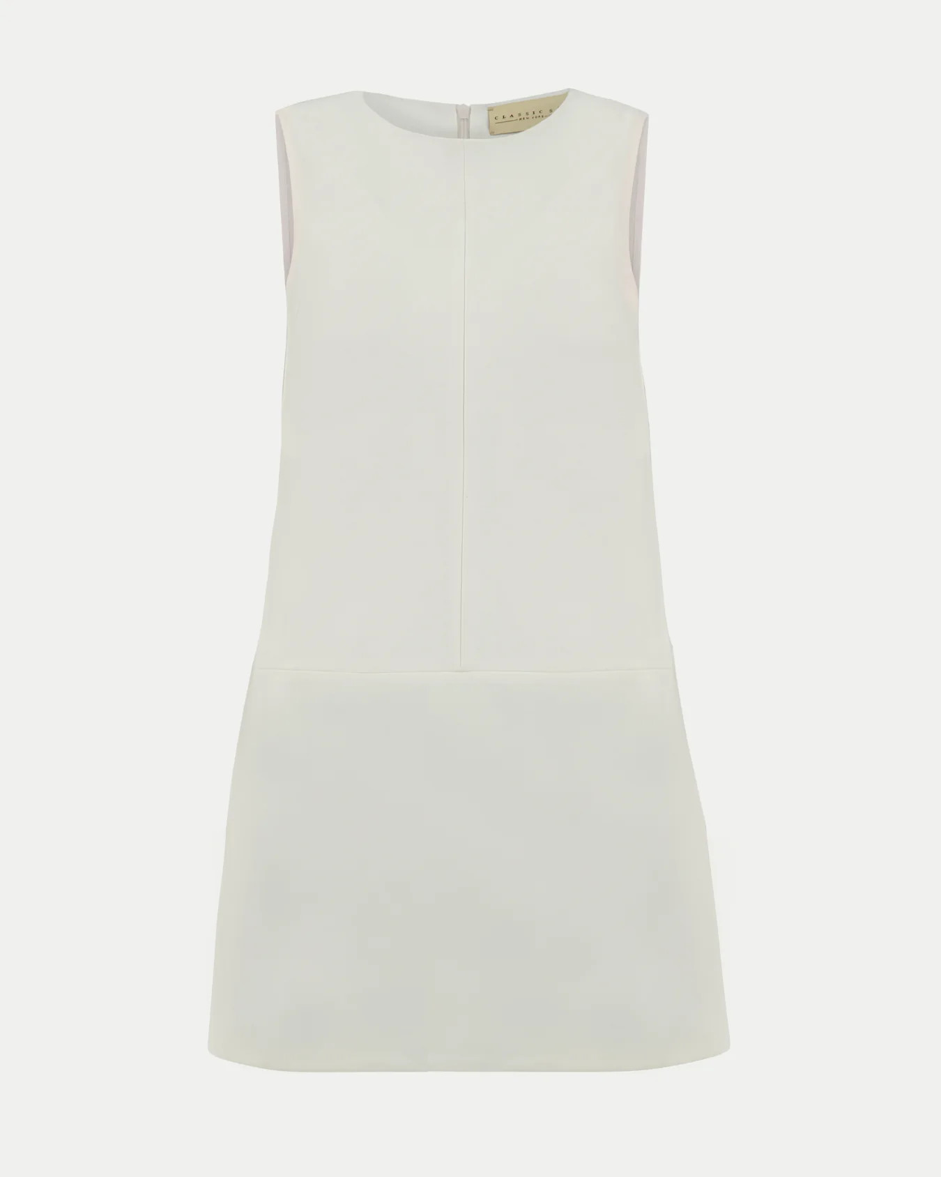 Twiggy Sleeveless Shift Dress Ivory – Classic Six | Classic Six