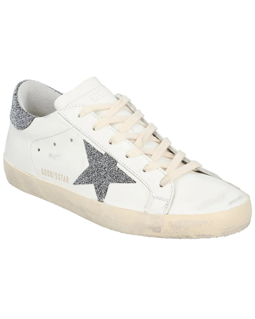 Golden Goose Crystal Superstar Leather Sneaker | Shop Simon