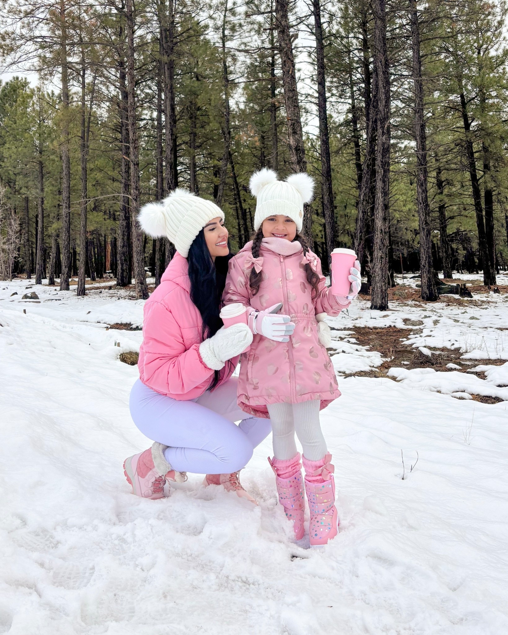 Snow day with my bestie 💗☃️🎀 

#LTKFindsUnder100 #LTKmomlife #LTKKids