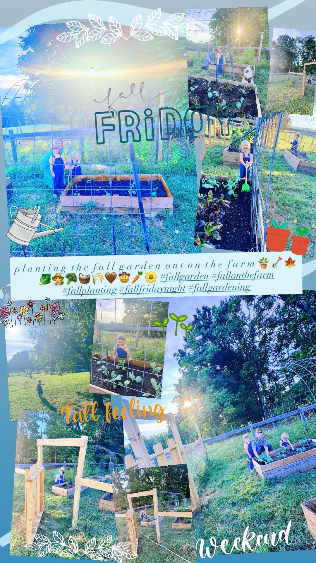 p l a n t i n g  t h e  f a l l  g a r d e n  o u t  o n  t h e  f a r m 🪴🪏🍁🥬👩‍🌾🥦🧺🌾🤎🤠🥕🌼 #fallgarden #fallonthefarm #fallplanting #fallfridaynight #fallgardening