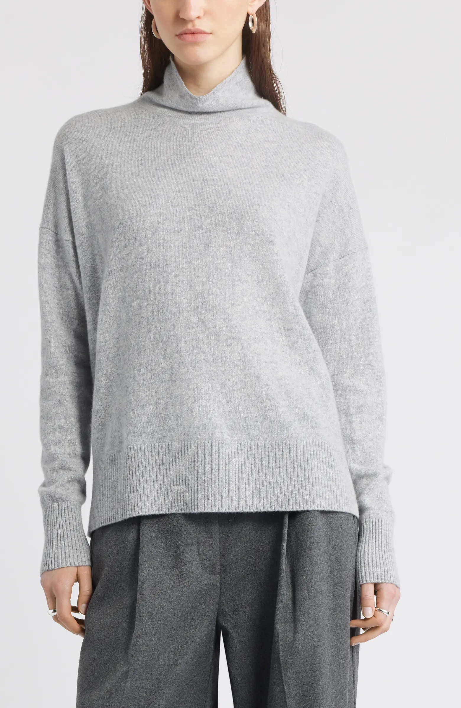 Oversize Cashmere Turtleneck Sweater | Nordstrom