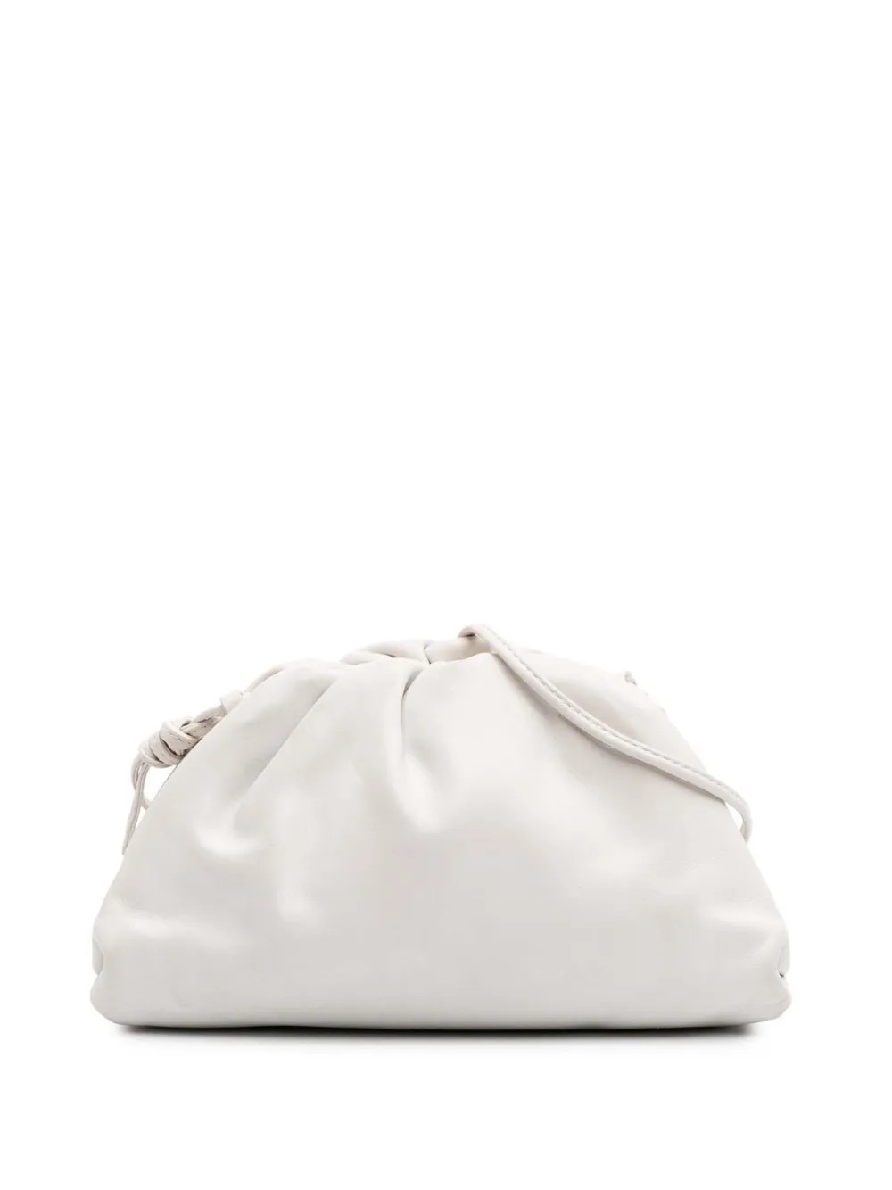 Bottega Veneta Pre-Owned 2012-2024 Lambskin The Mini Pouch crossbody bag - White | Farfetch Global