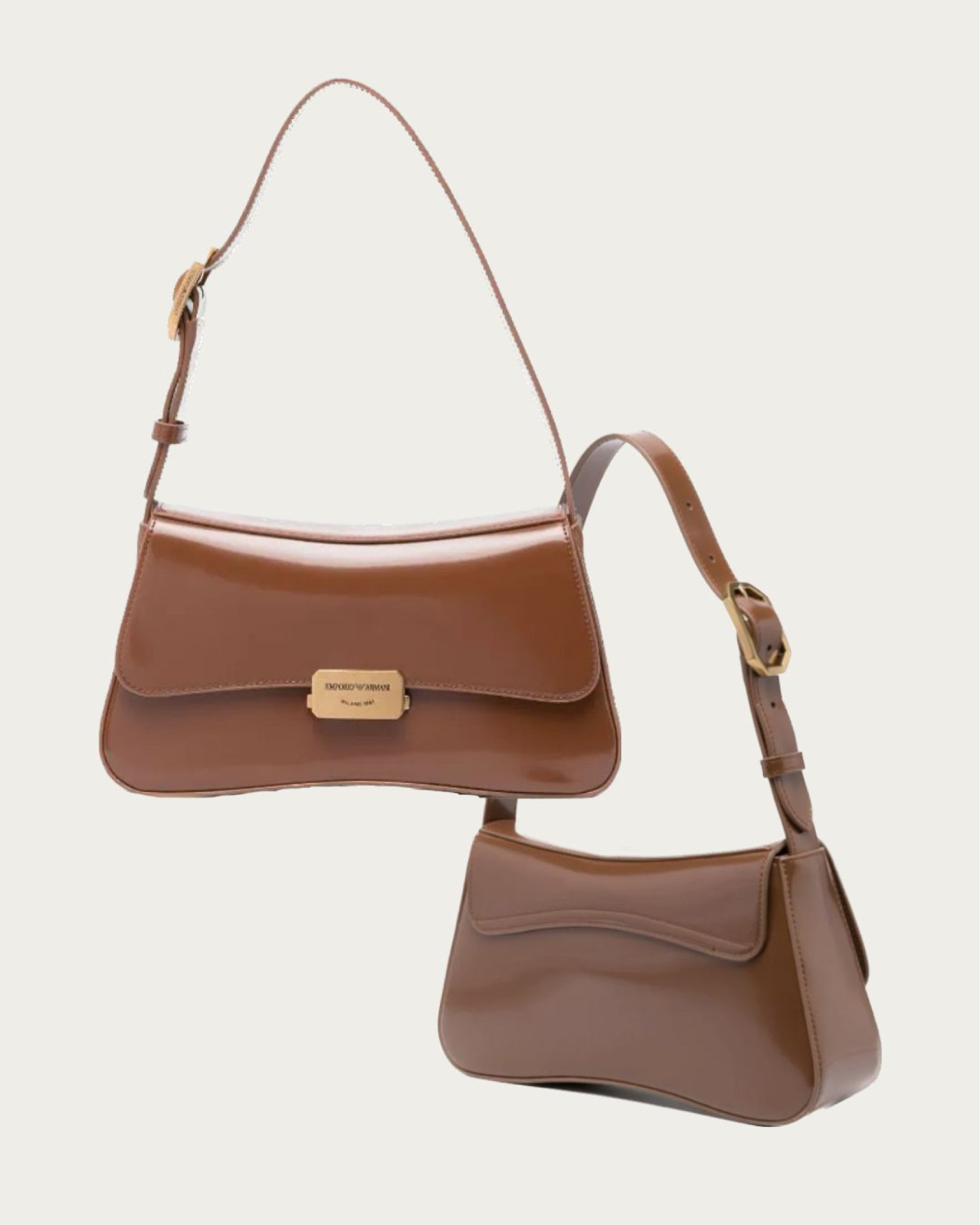 New Season, New Style: Elevate Your Look with Emporio Armani's Logo-Engraved Foldover-Top Bag. This Emporio Armani bag boasts timeless elegance and impeccable craftsmanship, all while showcasing the iconic logo engraving. Step out in style and let your accessory speak volumes about your impeccable taste. #EmporioArmaniStyle #NewSeasonFashion #Accessories #FashionStatement #DesignerChic #BrownBag #Handbag #Armani

#LTKSeasonal #LTKitbag #LTKstyletip