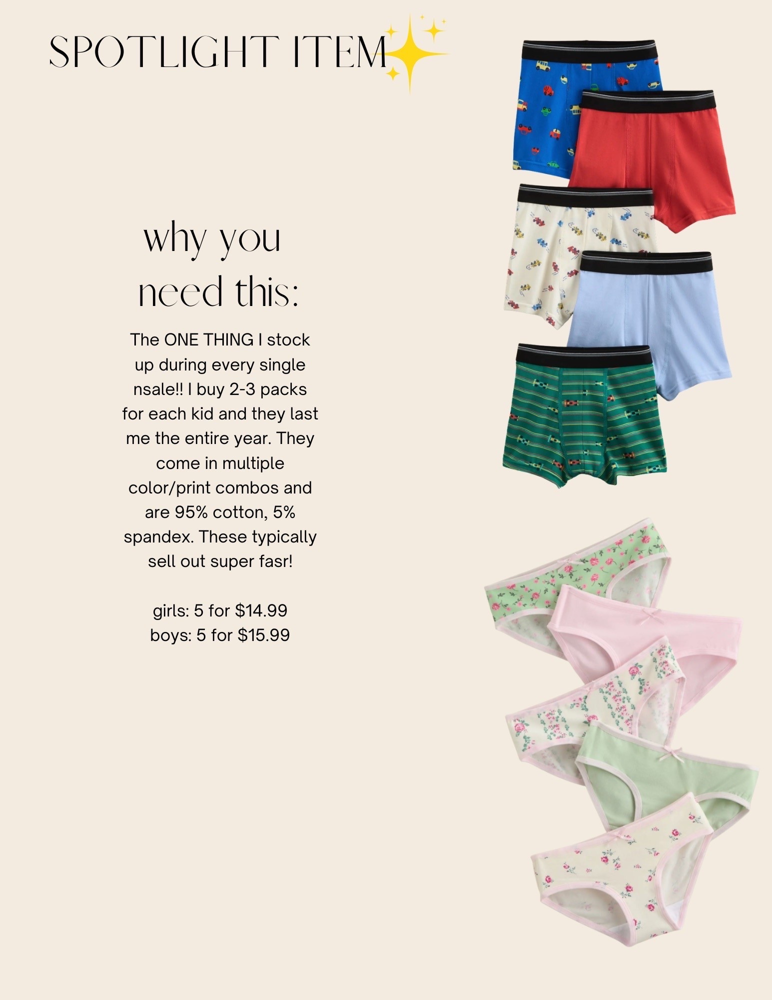 The Nordstrom anniversary sale is here and this is one item I buy every year while it’s on sale! These children’s underwear packs come in so many styles and prints so you’ll definitely find something. Your children will like. 
￼

#LTKmomlife #LTKSaleAlert #LTKKids