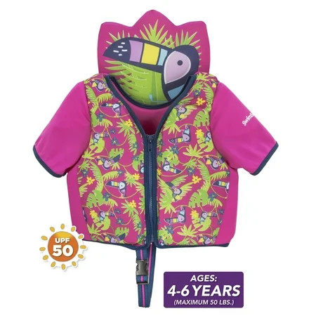 Collared Swim Training Vest - Toucan, Med/Lg | Walmart (US)
