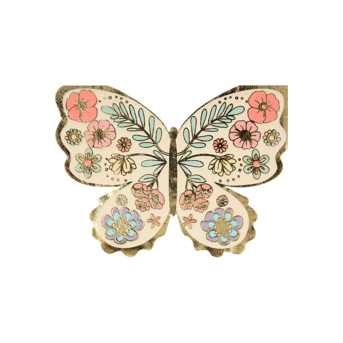 Floral Butterfly Napkins (x 16) | Meri Meri