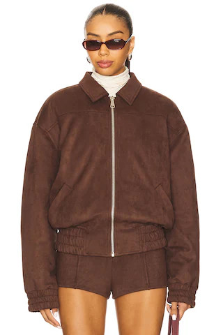 Jessica Faux Suede Bomber
                    
                    superdown
                    ... | Revolve Clothing (Global)