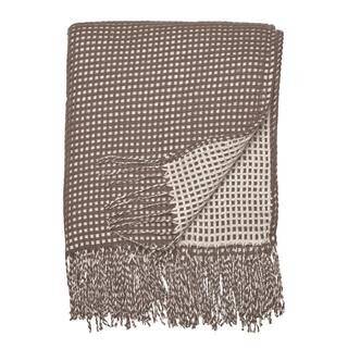 Dark Taupe Indoor/Outdoor Reversible Throw Blanket | The Home Depot