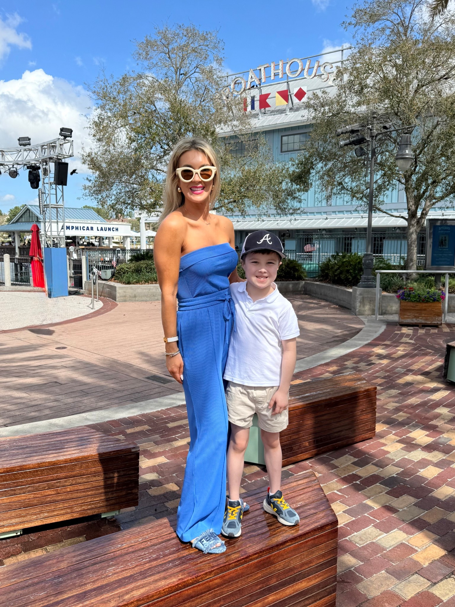 Blue set was perfect for travel & lunch in Florida. Wearing size small  

#LTKOver40 #LTKTravel #LTKootd