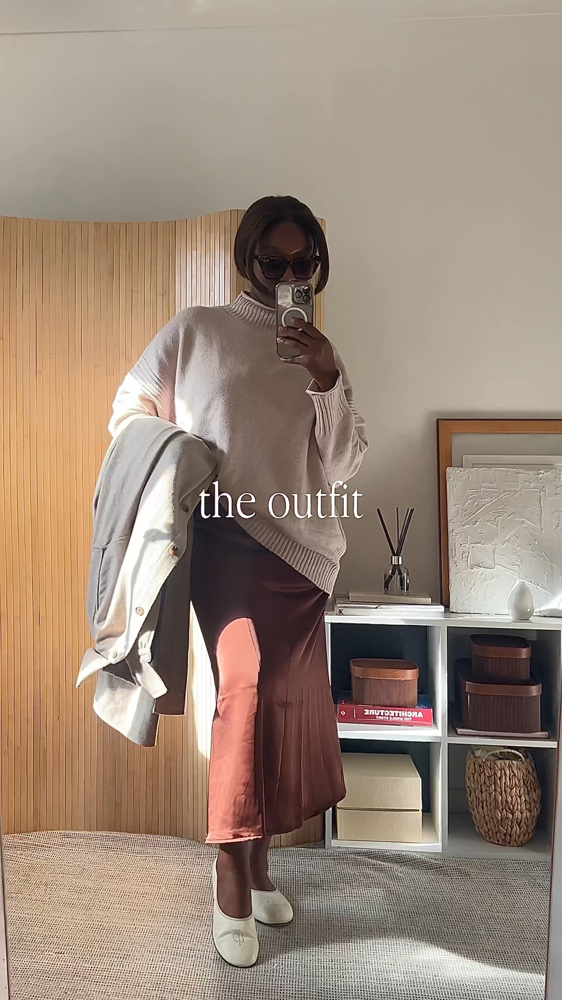 Minimal and tonal styling inspiration for oversized beige Funnel Neck Jumpers for autumn winter outfits  

#jumper #knitwear #funnelneck #tonaloutfits #autumnoutfits #winteroutfits #slipskirts #balletflats

#LTKSeasonal #LTKU #LTKstyletip