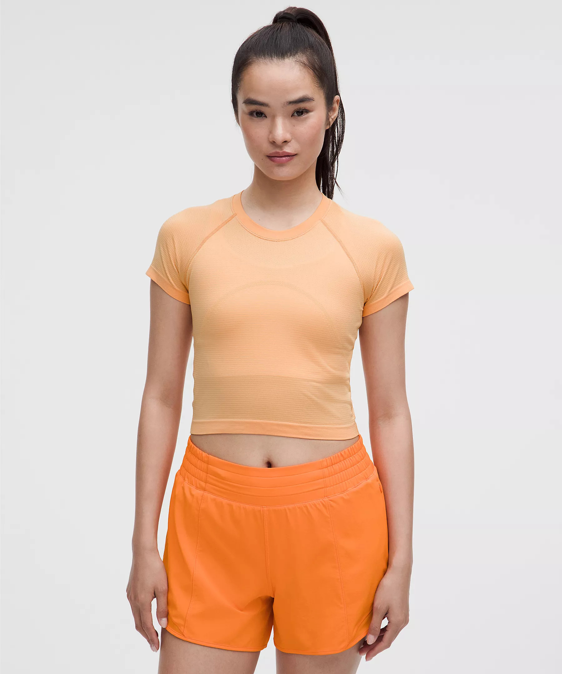 Swiftly Tech Cropped Short-Sleeve Shirt 2.0 | Lululemon (US)