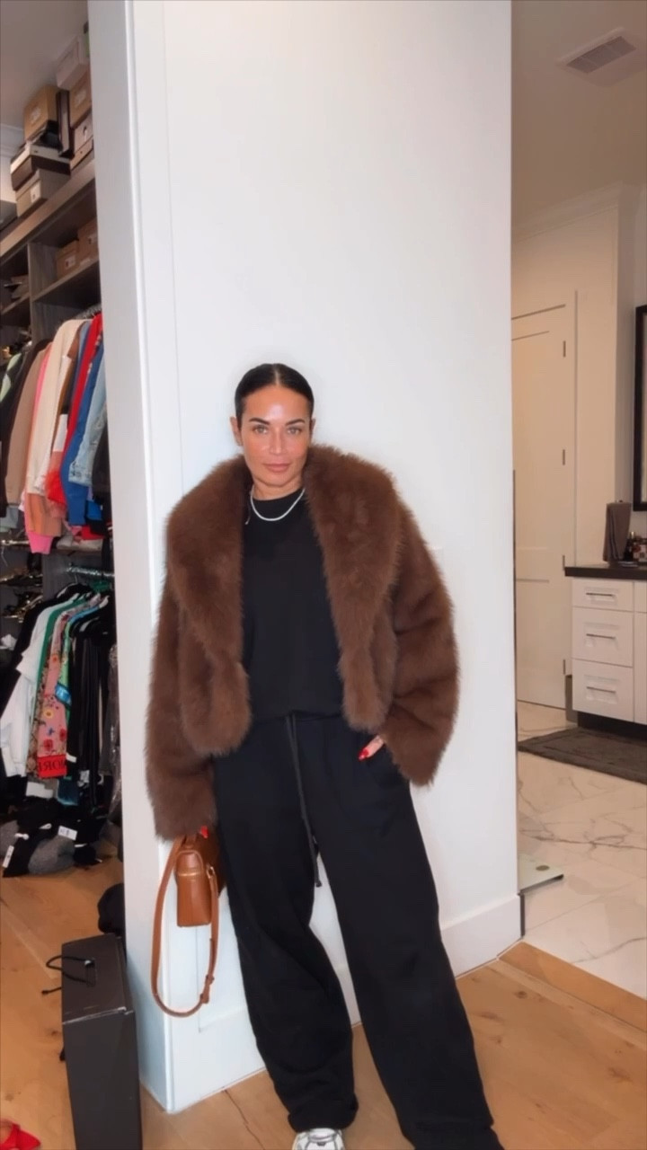 Living in my faux furs right now 🐻 

#LTKStyleTip #LTKOver40