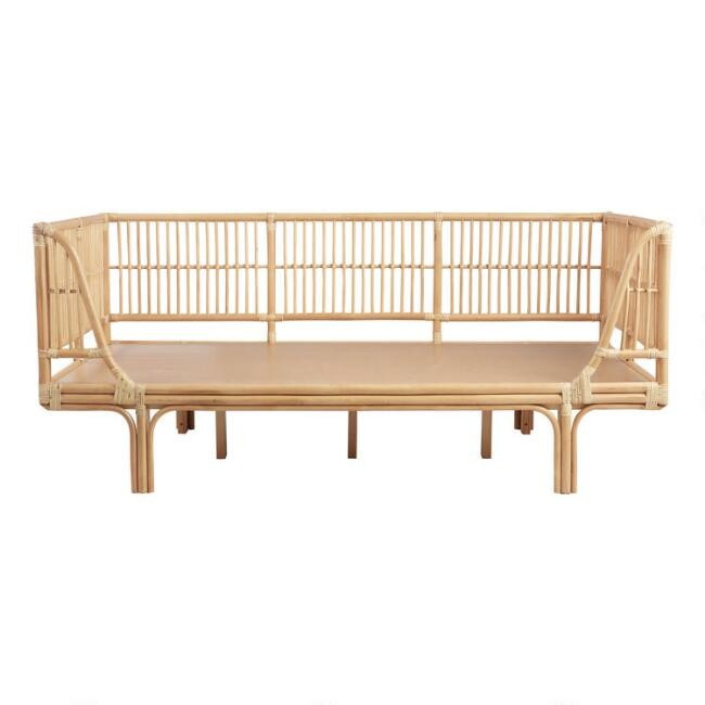 Honey Rattan Daybed Frame | World Market