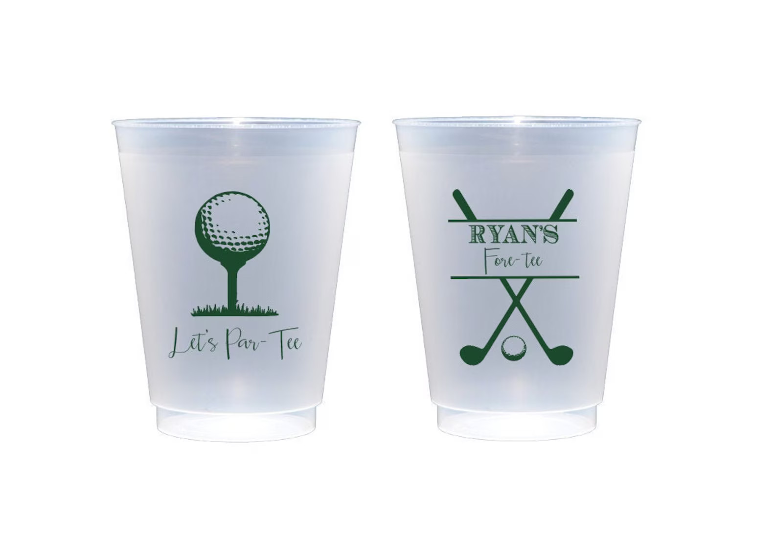 Golf party cups Fore tee birthday Let's par tee Golf | Etsy | Etsy (US)