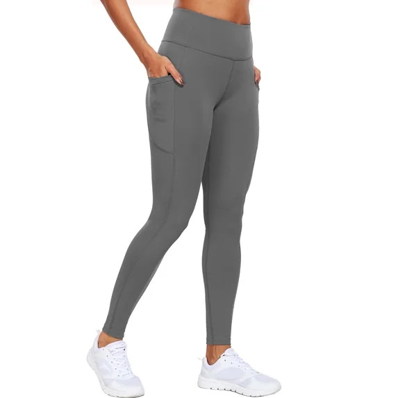 NELEUS Womens High Waist Ankle Yoga Leggings Workout with Two Pockets,Gray,US Size S | Walmart (US)