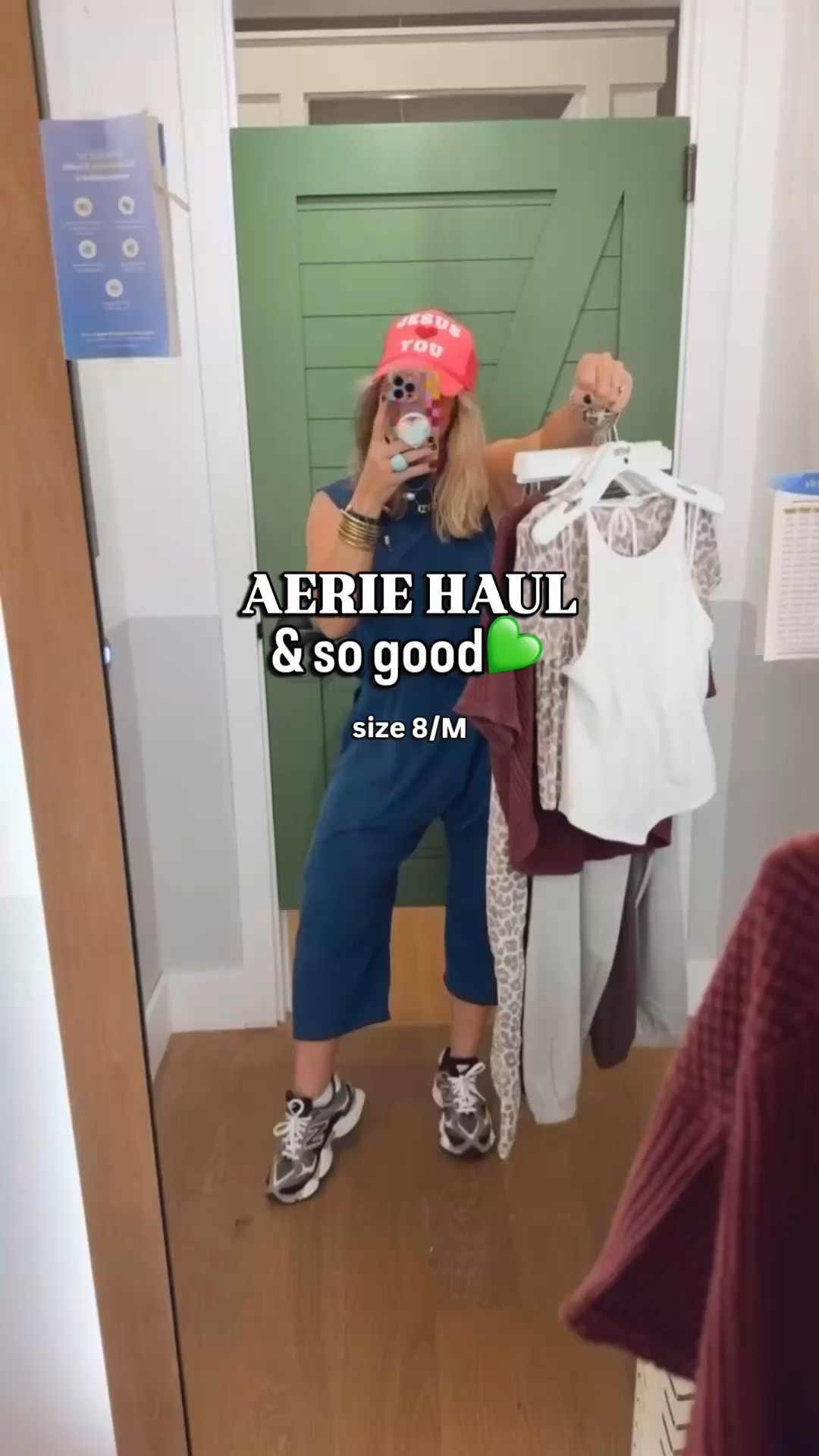 So many cute pieces at Aerie right now! Love these and some came home with me for sure! 
I’m a size 8/M & wearing a medium in everything but sized down to a small in the black balloon pants and the leopard barrel style pants.

#LTKOver40