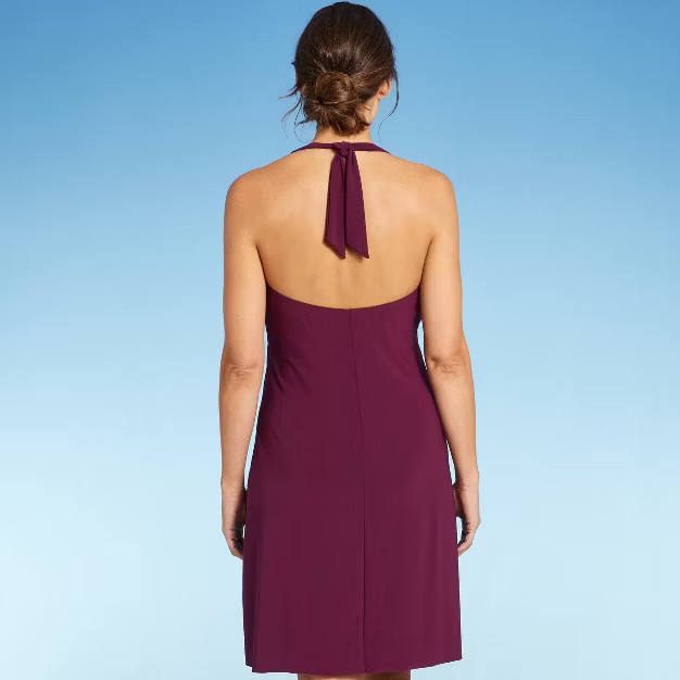 Women's Halter Wrap Cover Up Dress - Aqua Green® | Target