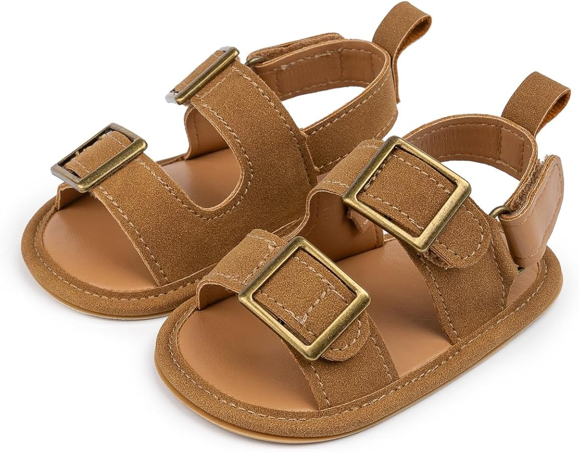 Miamooi Infant Baby Boys Girls Summer Beach Sandals Non Slip Soft Rubber Sole Toddler Outdoor Clo... | Amazon (US)