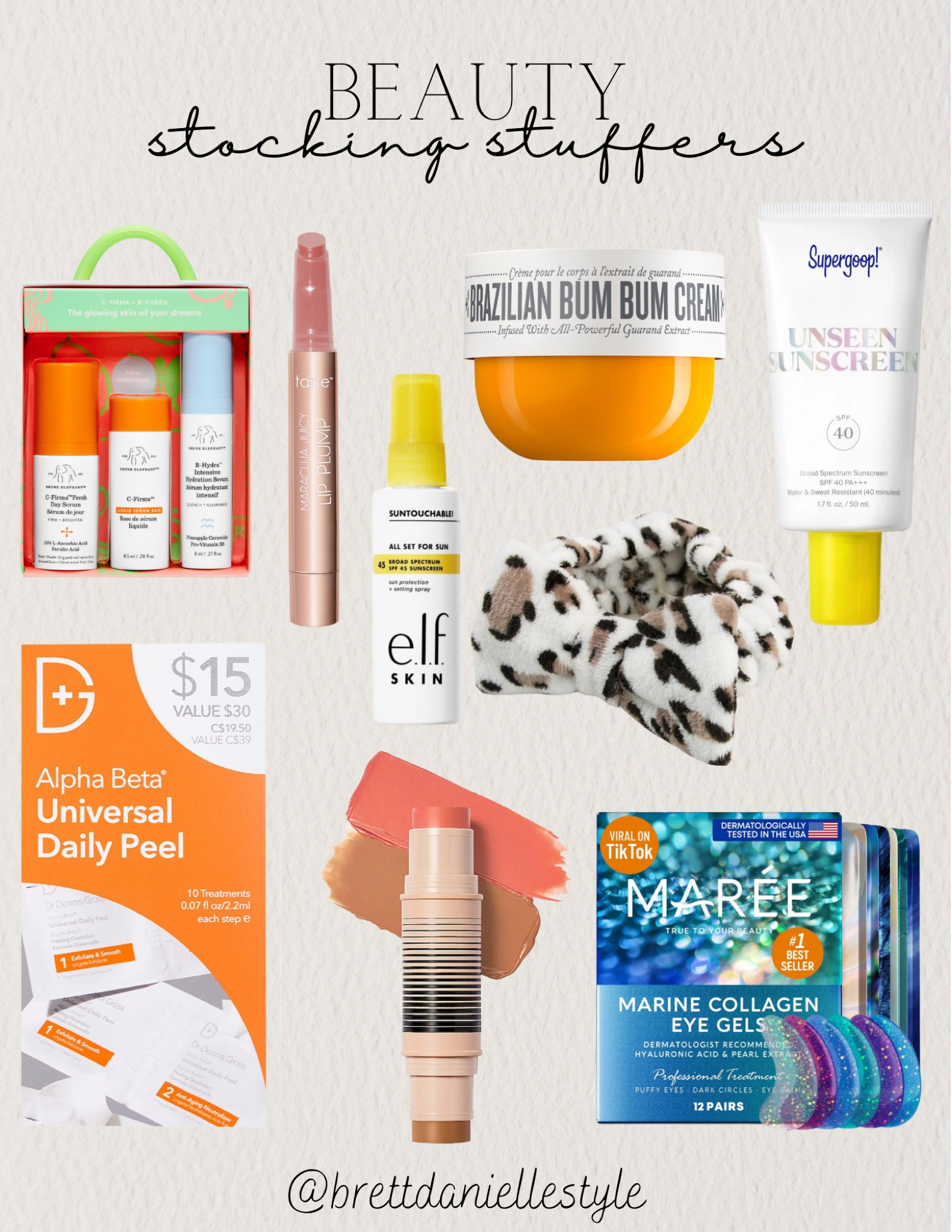 Stocking stuffers // gift ideas // beauty // makeup // skincare // gifts for her // gifts for him // sunscreen // gift guide 