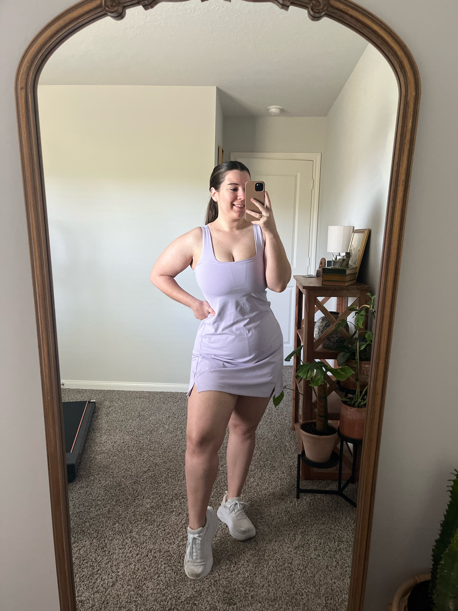 this is the perfect spring casual outfit! size medium in the dress. shoes fit tts!

#LTKfitness #LTKfindsunder50 #LTKfindsunder100