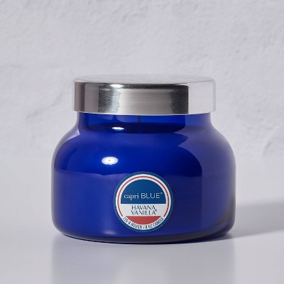 Capri Blue Signature Havana Vanilla Jar Candle 8oz Blue | Target