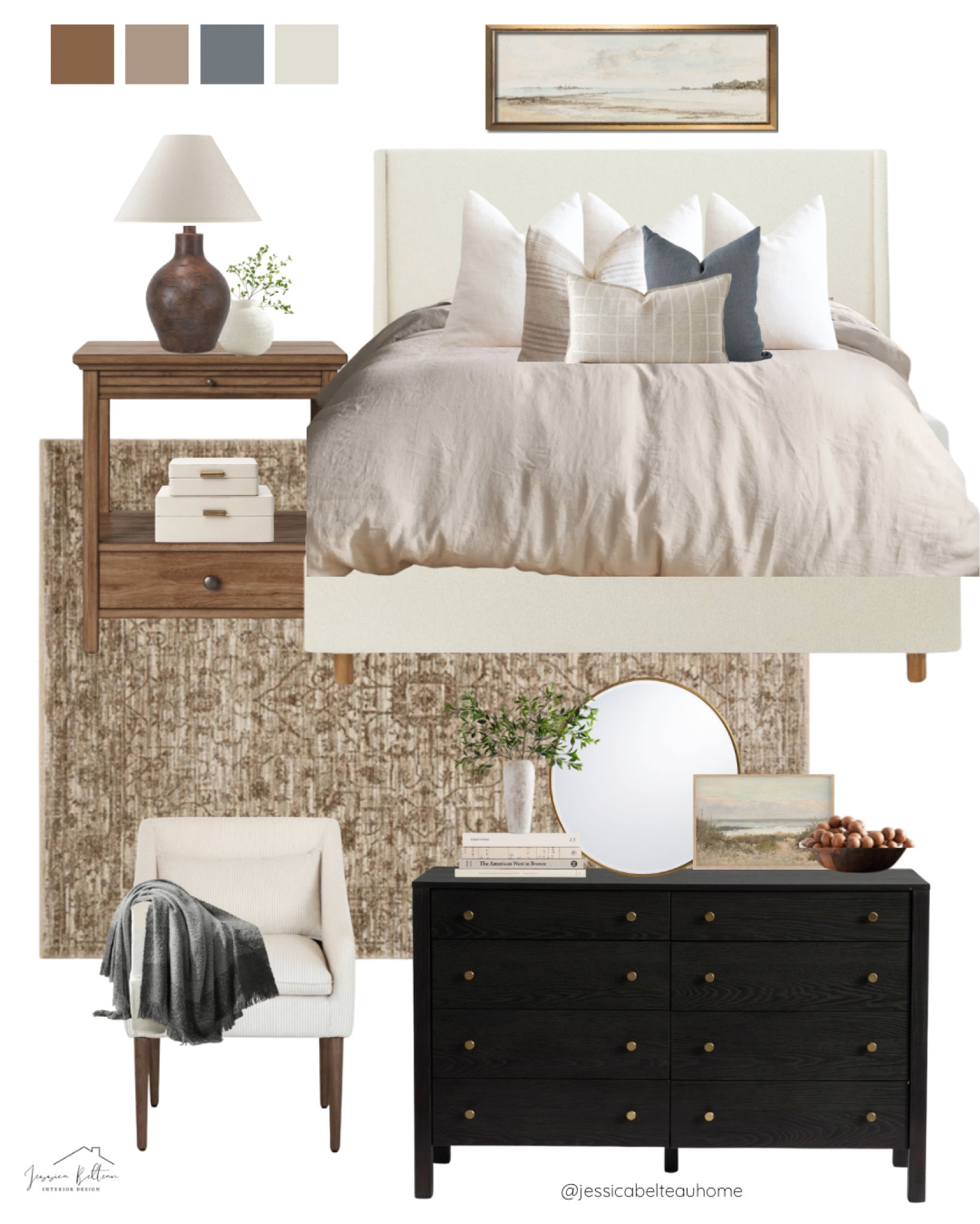 Master Bedroom Idea perfect for Fall/Winter! 
Bedroom
Bedroom Decor
Bed frame 
Upholstered Bed
Bedroom Inspo
Moody Bedroom 
Guest Room 

#LTKsalealert #LTKSeasonal #LTKhome