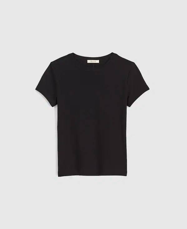 The '90s Crewneck Tee in Compact Cotton | Madewell