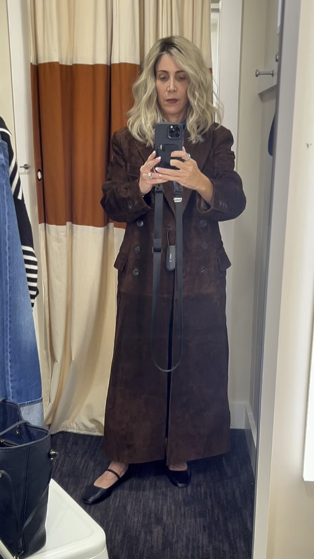 I had to try this Alexa Ching for Madewell suede overcoat on! It is oversized so size down. And it’s very heavy! But beautiful.

#LTKSeasonal #LTKOver40 #LTKStyleTip