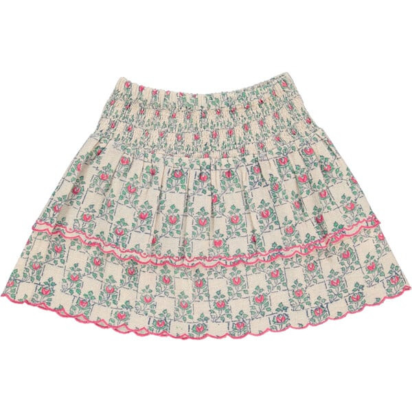Rosella Skirt, Rapunzel Blockprint | Maisonette