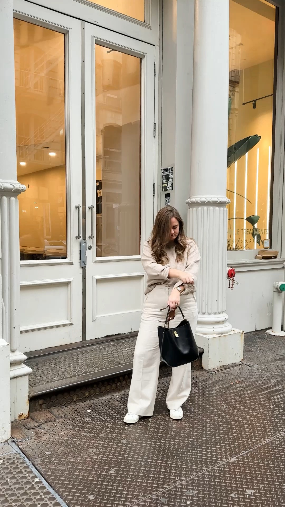 Tonal fall outfit 🍂 

Fall outfits / trouser outfit / sneakers

#LTKitbag #LTKSeasonal #LTKfindsunder100