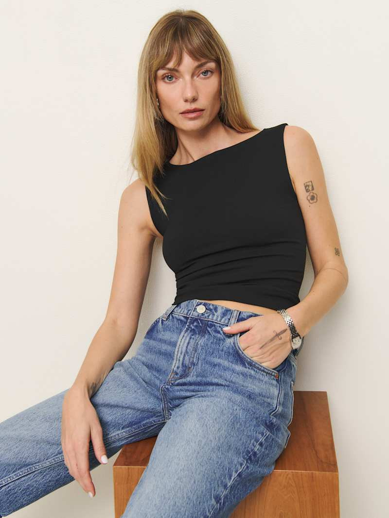 Dusk Knit Top | Reformation (Global)