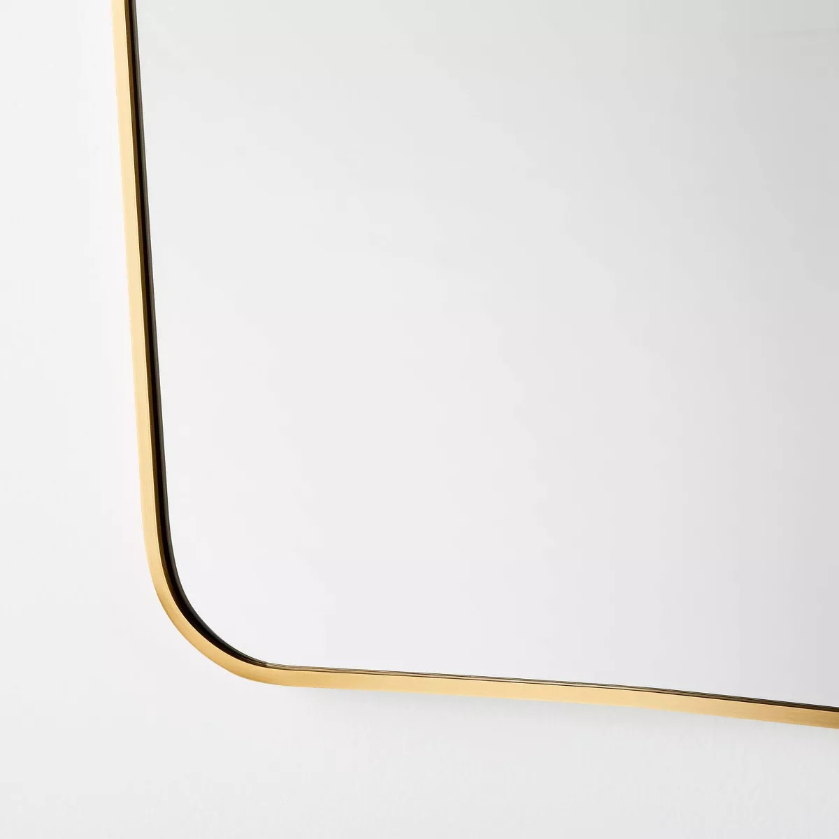 23" x 36" Metal Curved Top Mirror Gold - Threshold™ designed with Studio McGee | Target