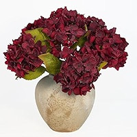 TOPIA Silk Fall Flowers Artificial Silk Dried Hydrangea Artificial Fall Florals Bouquet Dried Flo... | Amazon (US)