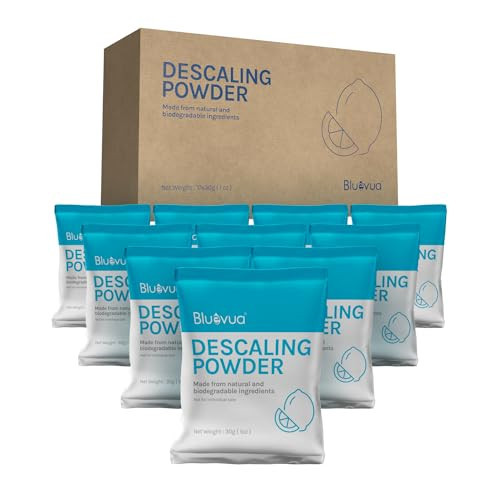 Bluevua Descaling Powder, Organic Citric Acid, Removes Scale and Build-Up, 10 Uses & Individually Packed for Each Use | Amazon (US)