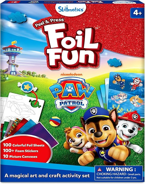 Skillmatics Foil Fun - PAW Patrol, Mess-Free Art & Craft Kits for Kids, DIY Creative Activity, Tr... | Amazon (US)