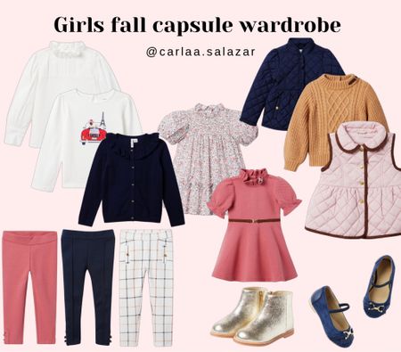 Girls fall capsule wardrobe

#LTKkids #LTKfamily #LTKSeasonal