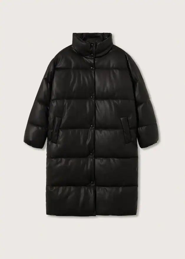 Oversized padded coat | MANGO (UK)