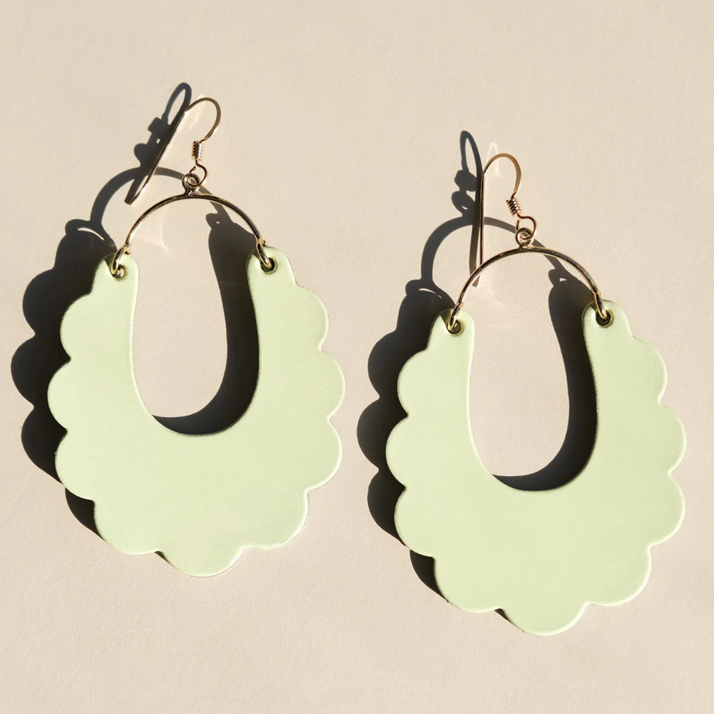 Lime Cream Dahlias | Nickel and Suede