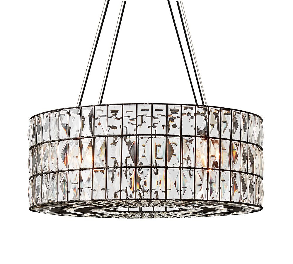 Adeline Crystal Round Chandelier | Pottery Barn (US)