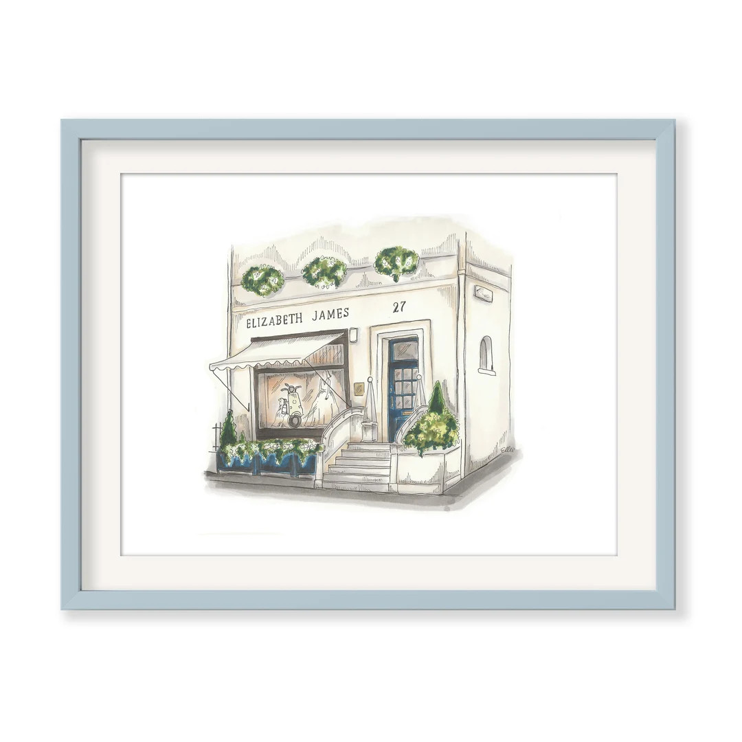 Elizabeth James Bridal Shop Print - Etsy | Etsy (US)