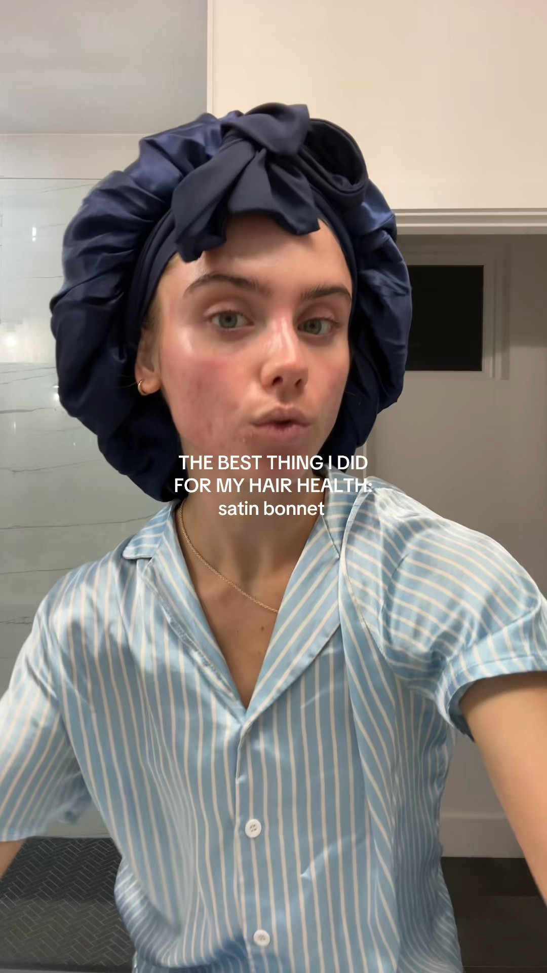 YANIBEST Silk Bonnet for Sleeping Women Adjustable Double Layer Satin Bonnet Reduce Friction Prevent Frizz Natural Curly Hair

#LTKBeauty #LTKmorningroutine #LTKgrwm