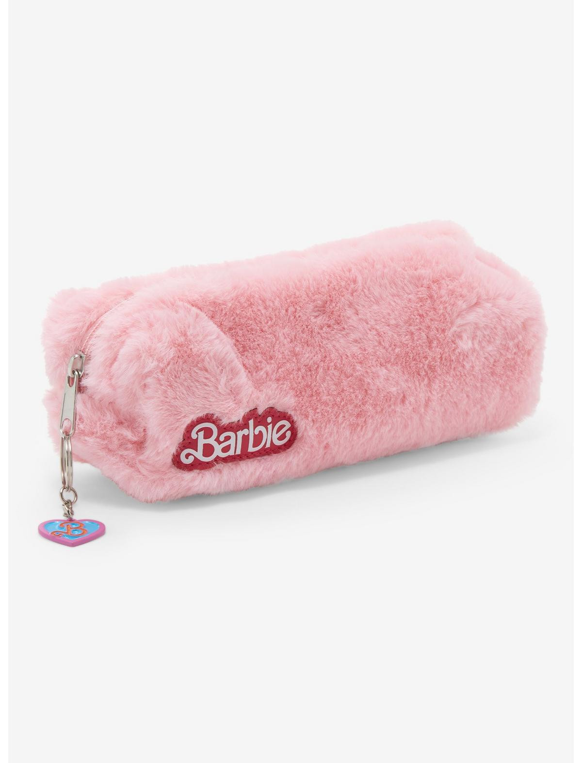 Barbie Pink Fluffy Pencil Pouch | Hot Topic | Hot Topic