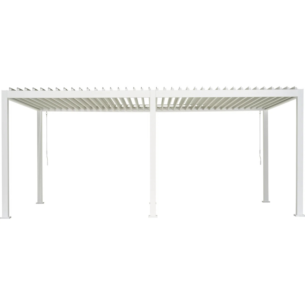 111S  Aluminum Pergola with Adjustable Louvered Roof | Wayfair North America